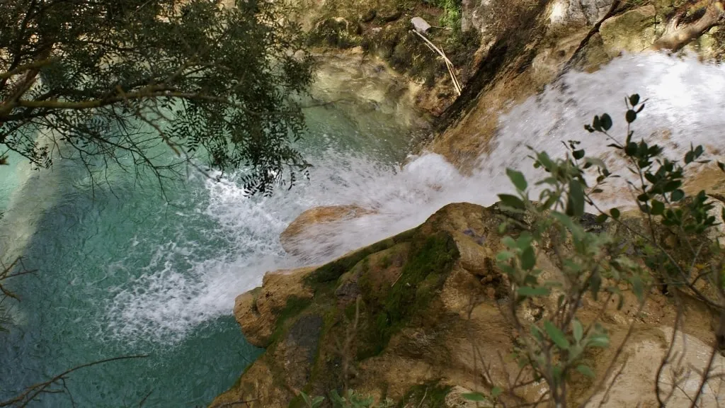 Valley with watermills